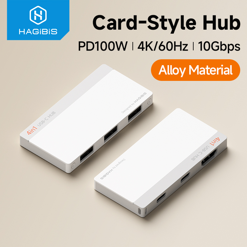 Home Office For Mac - Hub USB C Ultra Fin Hagibis,
