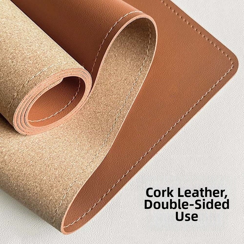 Desk Mat Leather - Tapis de bureau en cuir, bloc-notes