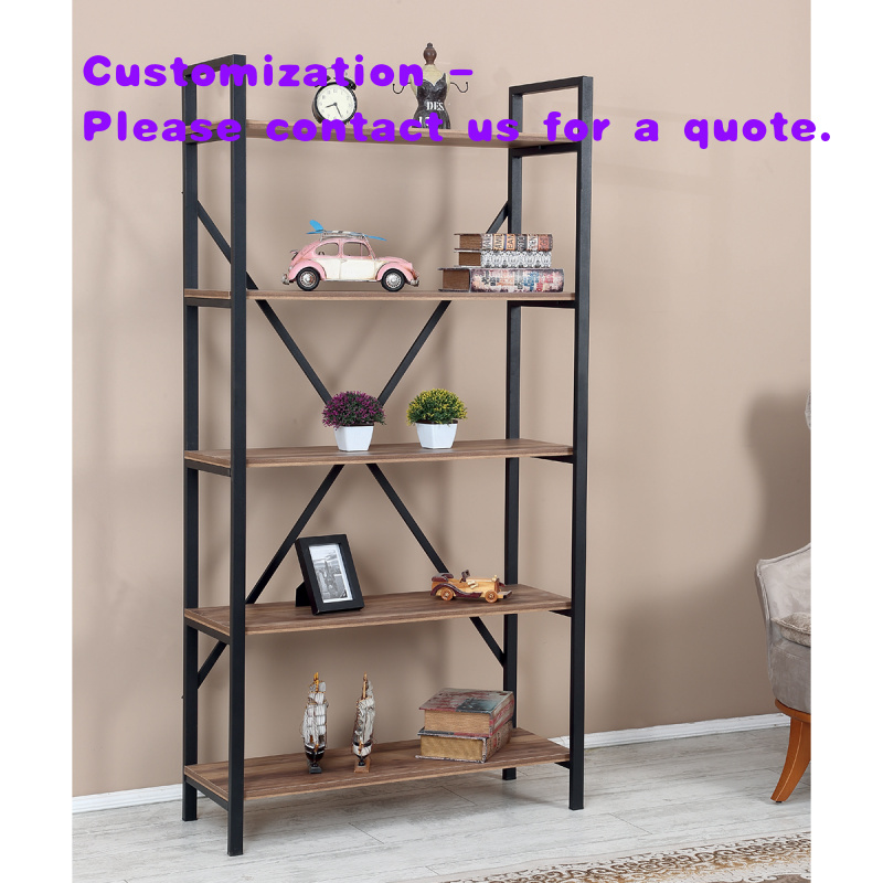 Home Office Industrial Style - Étagère à livres en métal et