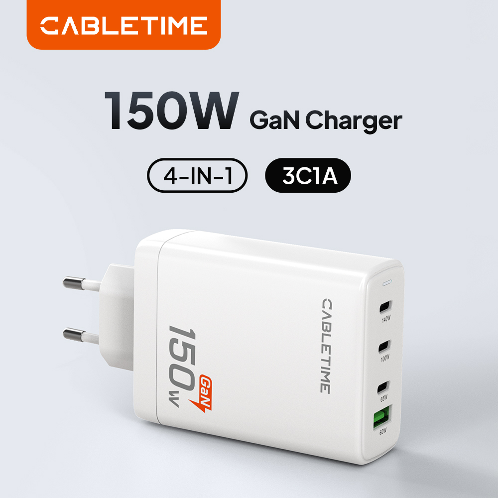 Home Office For Mac - CABLETIME USB C chargeur 150W PD