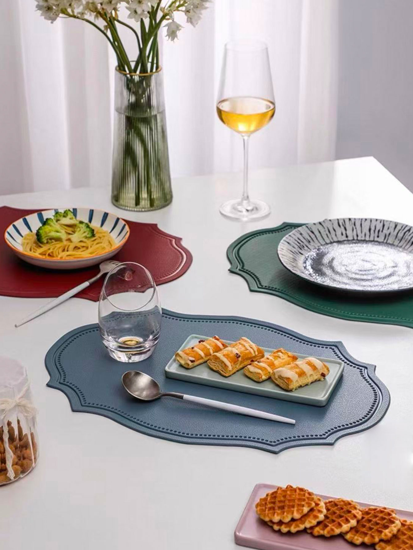 Desk Mat Leather - Set de table en cuir style