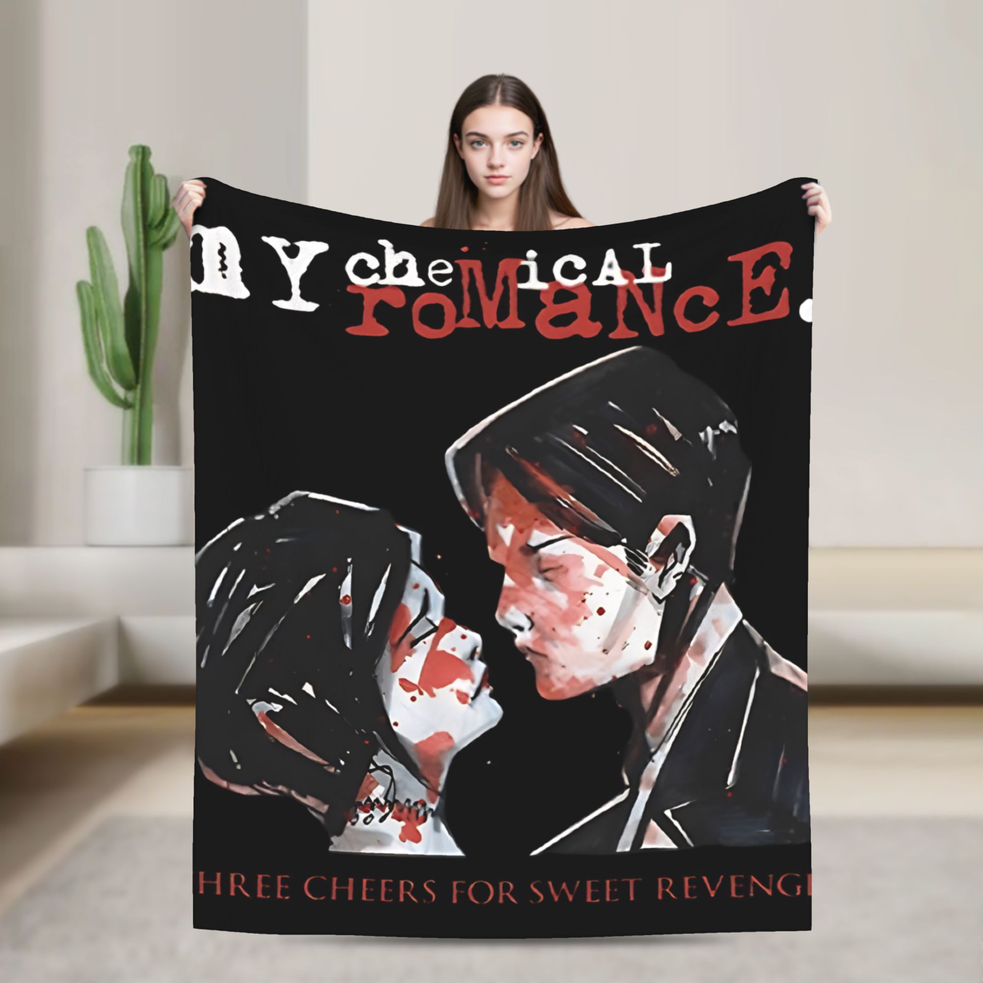 Home Office Romance - Couverture en flanelle My Chemical Romance,