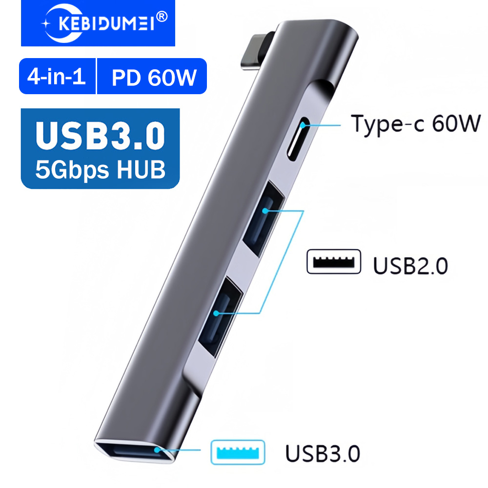 Home Office For Mac - KEBIDUMEI Hub USB 3.0 à 4