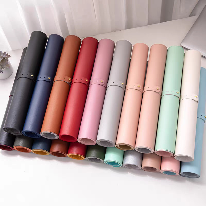 Desk Mat Leather - Tapis de table souple et pliable