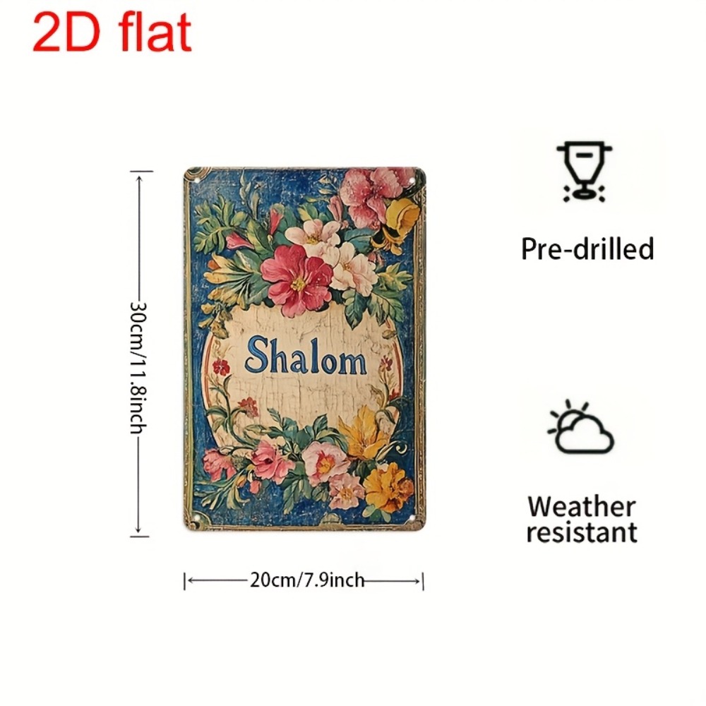 Home Office Decor - CIFBUY Art mural en aluminium Shalom