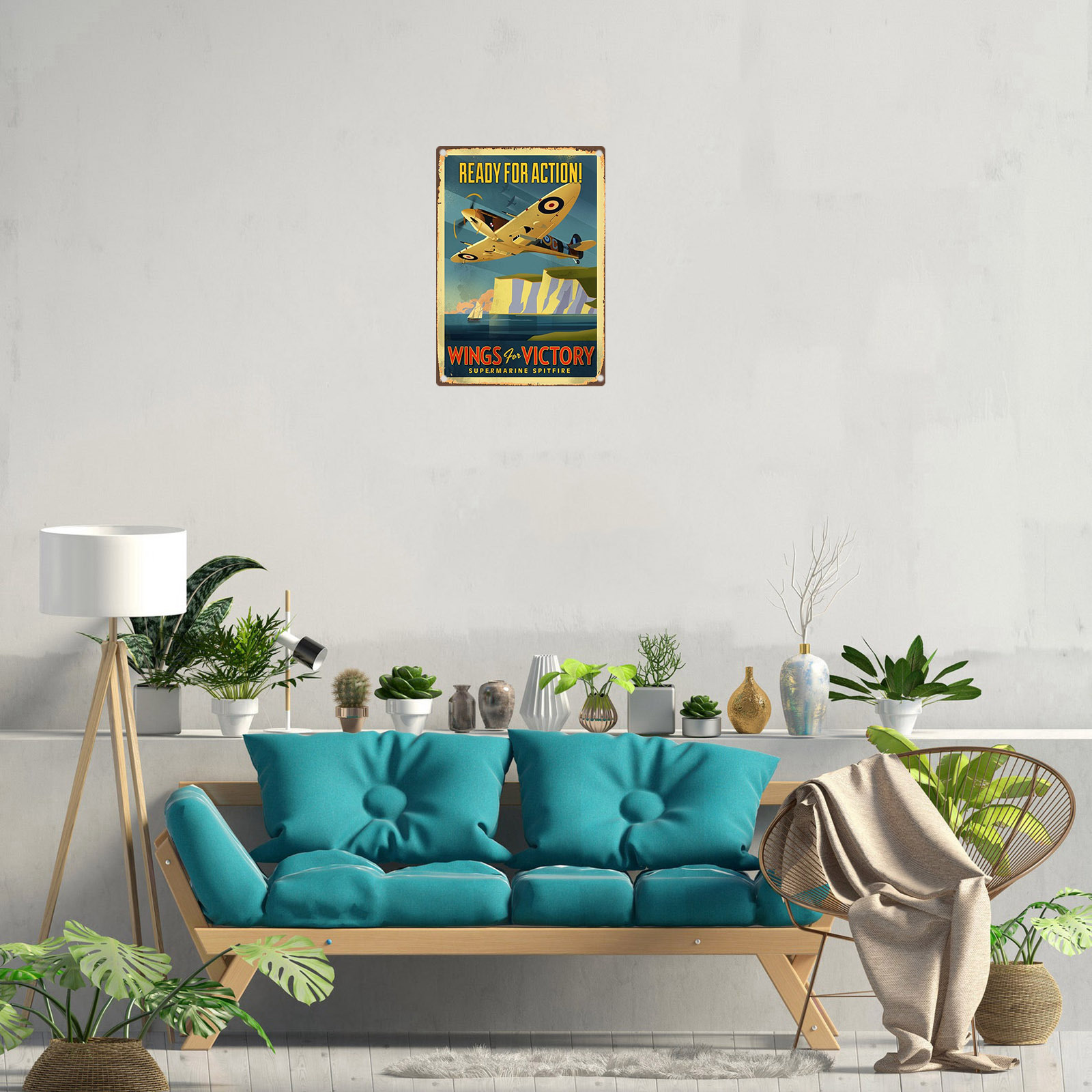 CIFBUY Décoration murale en mé - Home Office British avis et prix