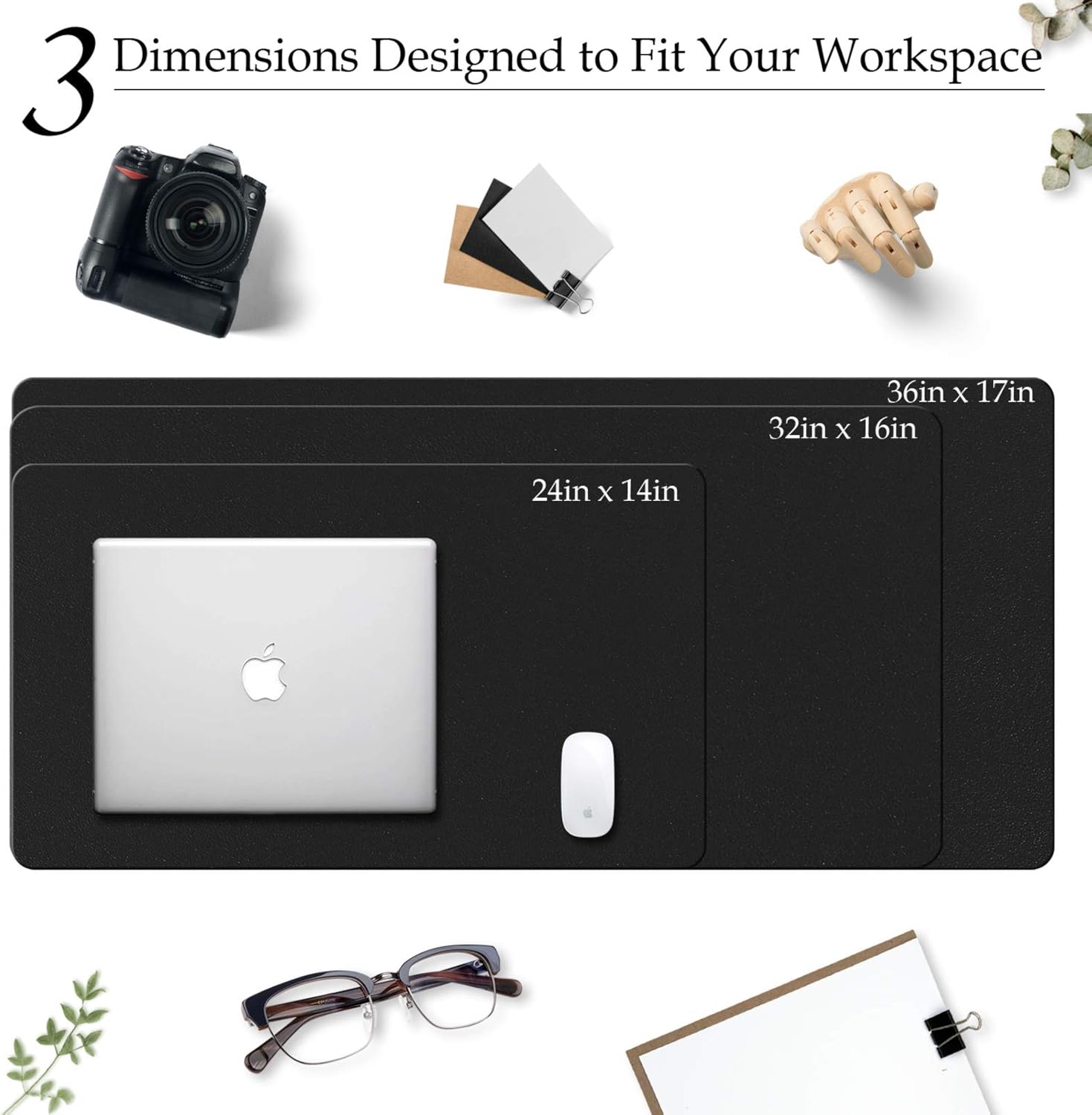 Grand tapis de bureau en cuir, - Desk Mat Leather avis et prix
