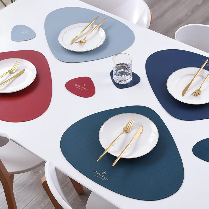 Ensemble de napperons en cuir  - Desk Mat Leather avis et prix