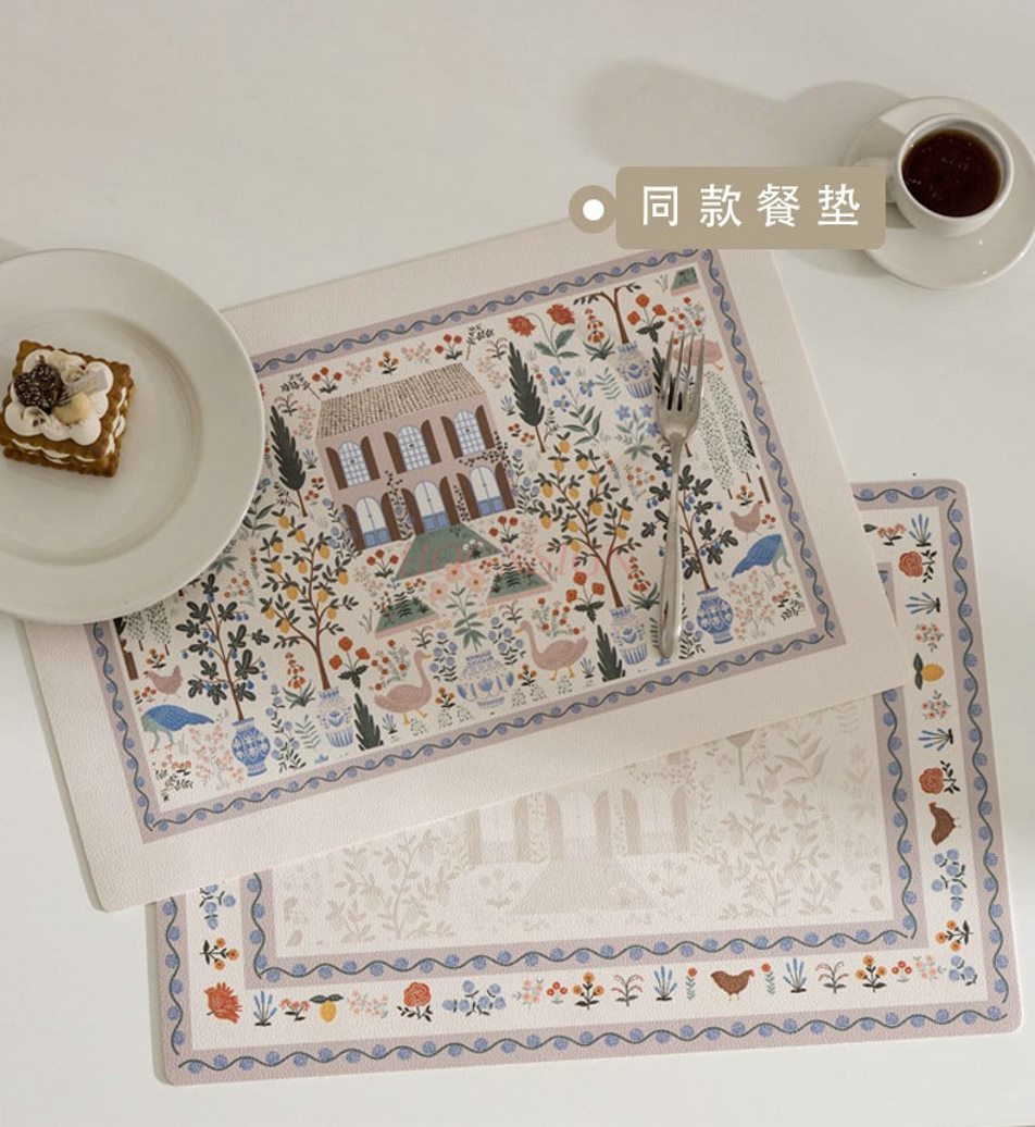 Tapis de table à manger en cui - Desk Mat Leather avis et prix