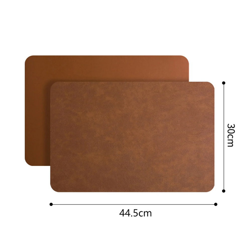Napperons en simili cuir à mot - Desk Mat Leather avis et prix