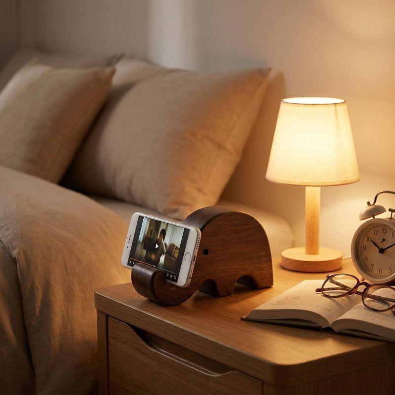 Support de téléphone en bois m - Home Office Decor avis et prix