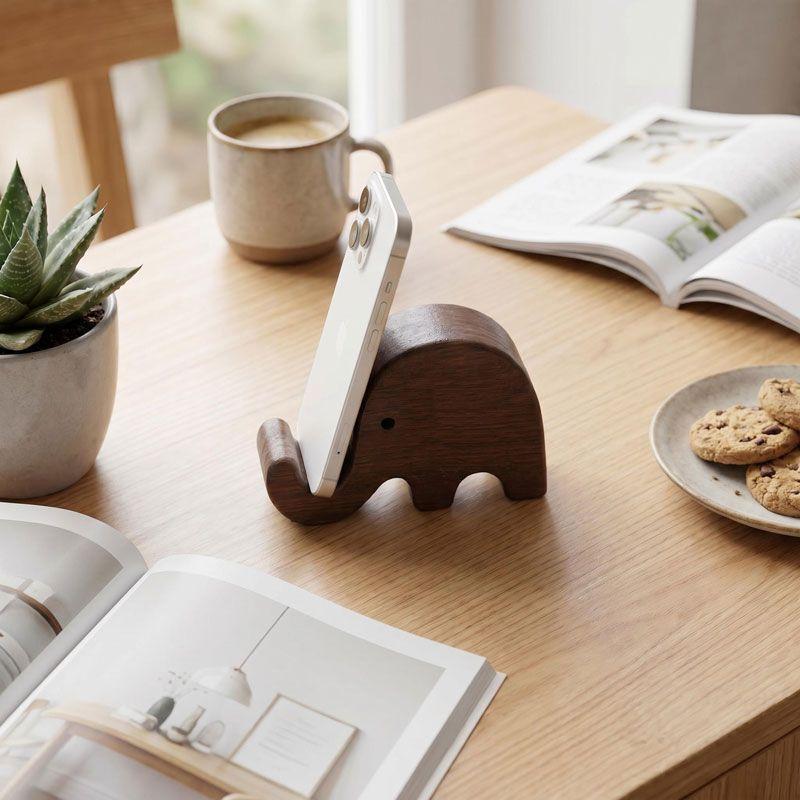 Support de téléphone en bois m - Home Office Decor avis et prix