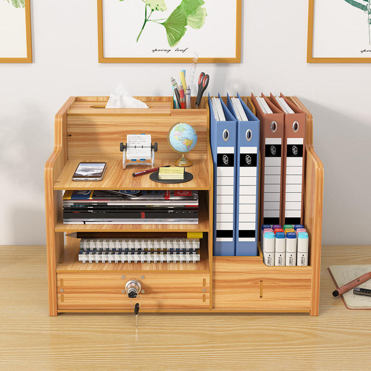 Organiseur de bureau en bois,  - Letter Tray Desk avis et prix