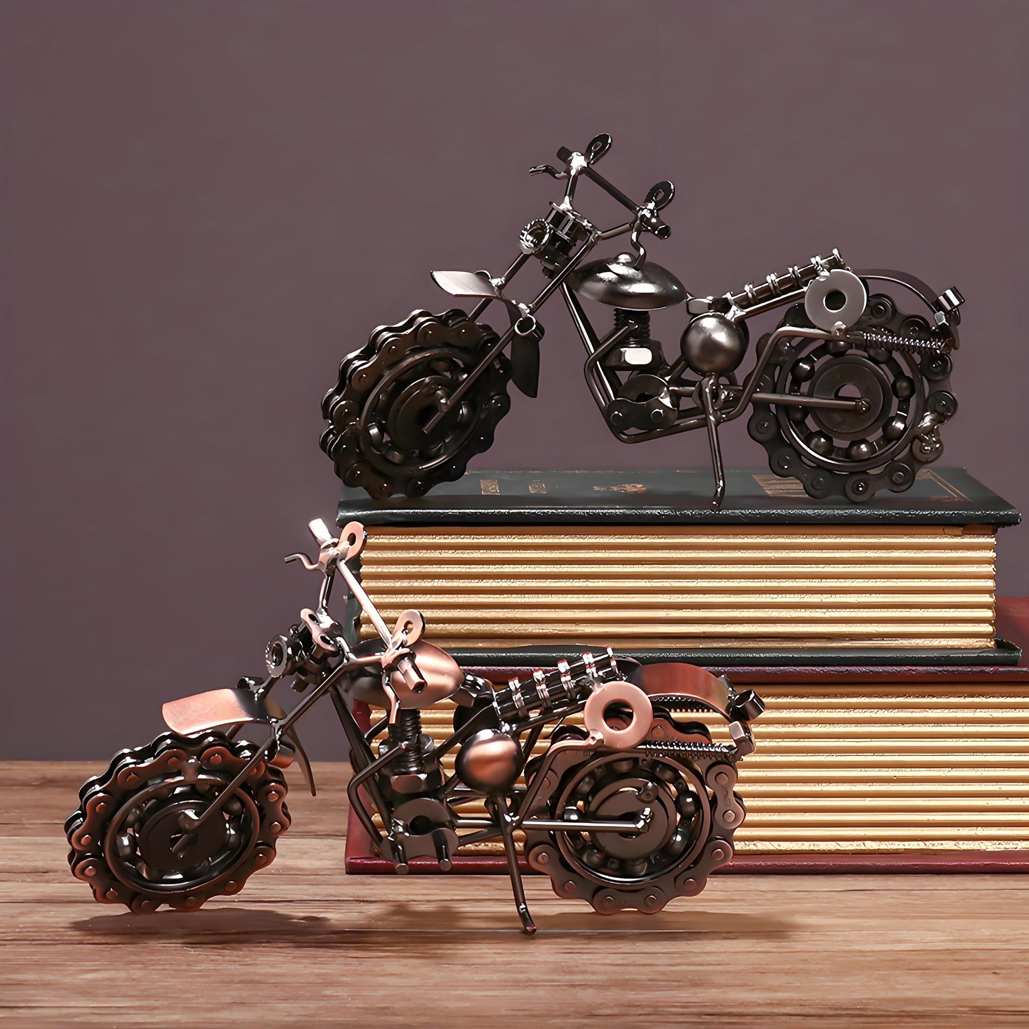 Modèle de moto en fer fait mai - Home Office Industrial Style avis et prix
