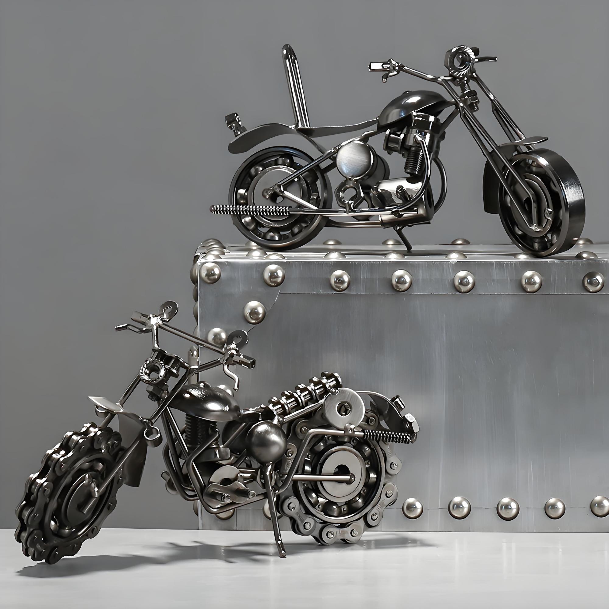 Modèle de moto en fer fait mai - Home Office Industrial Style avis et prix