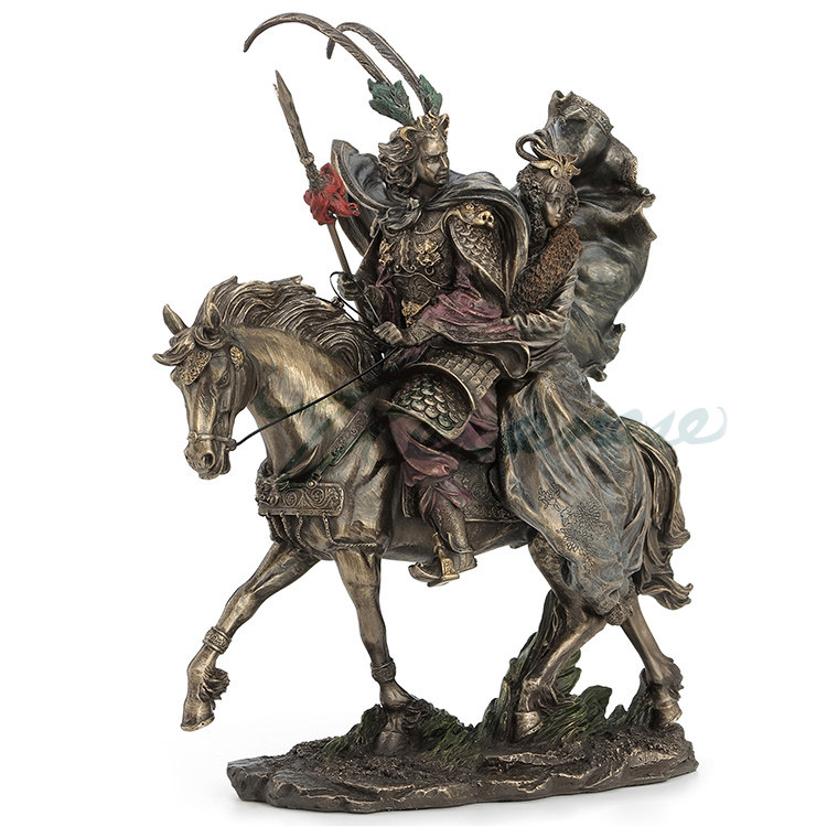 Statue en résine de Lu Bu et D - Home Office Romance avis et prix