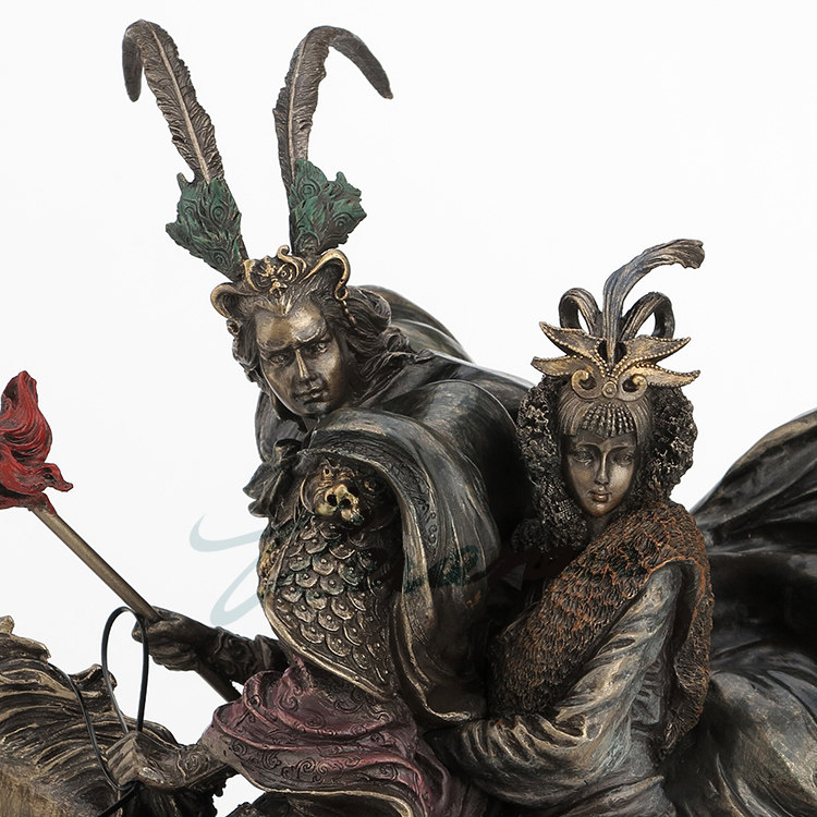 Statue en résine de Lu Bu et D - Home Office Romance avis et prix