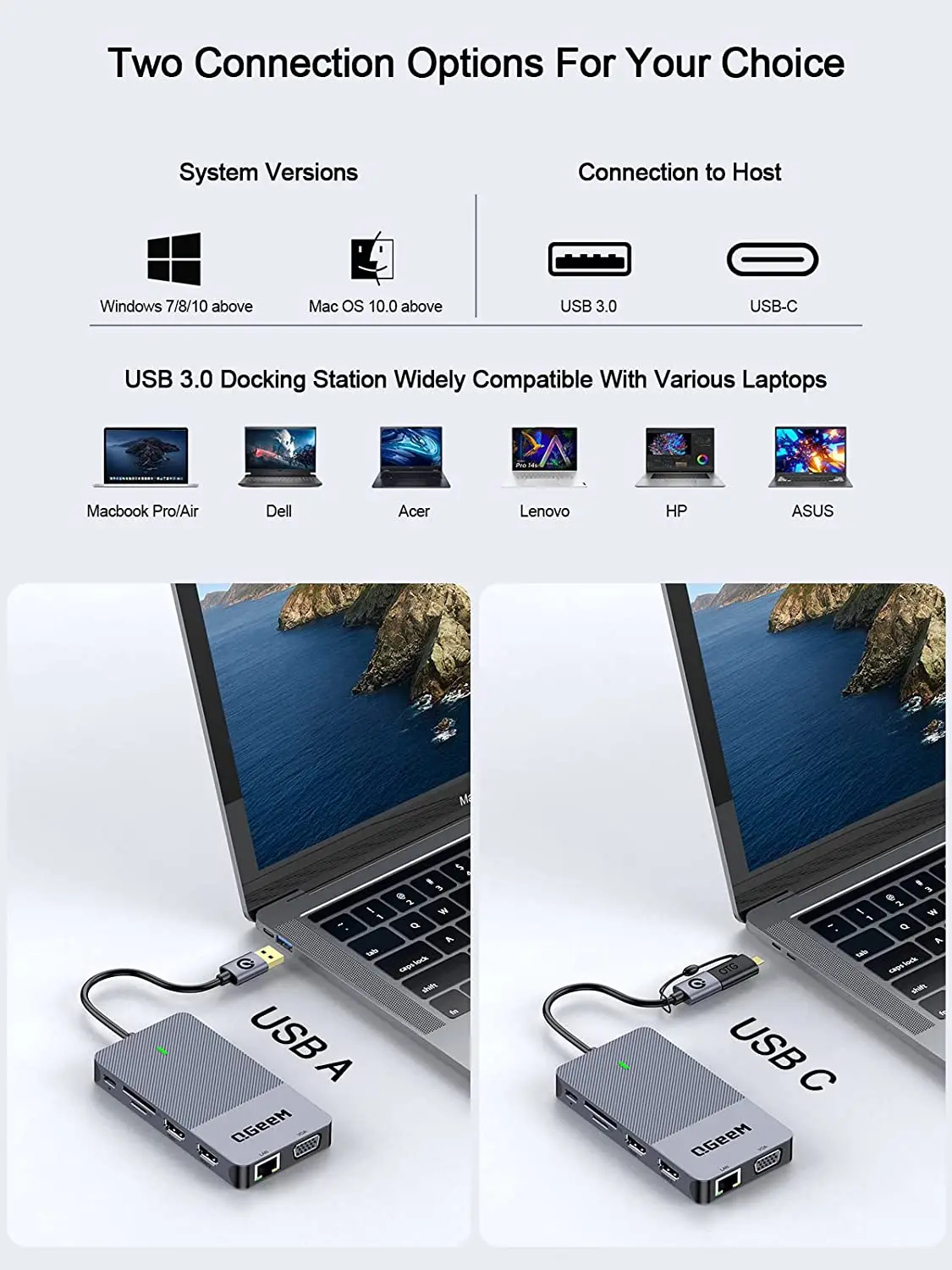 Station d'accueil USB 3.0 QGee - Home Office For Mac avis et prix