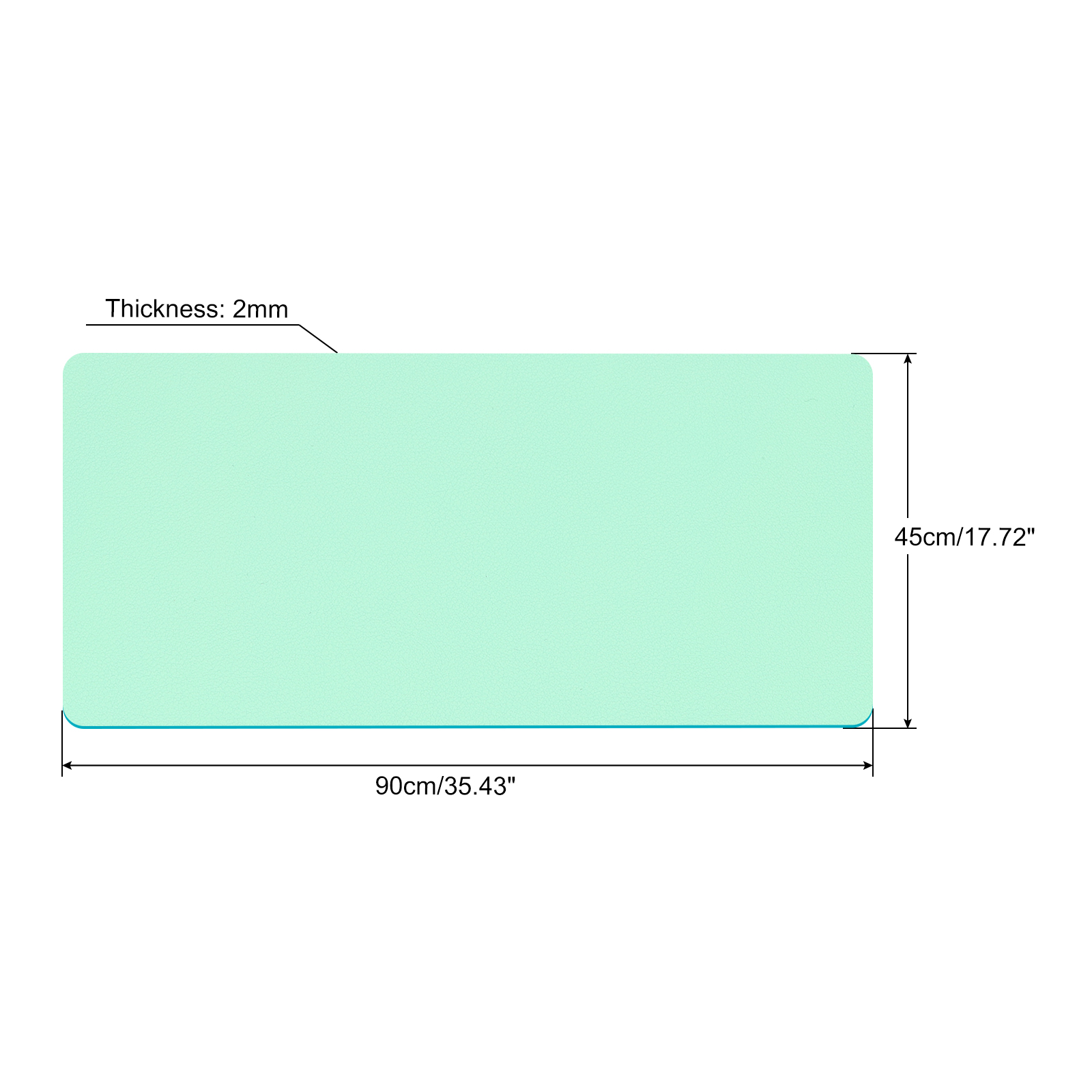 Tapis de protection en cuir PU - Desk Mat Leather avis et prix