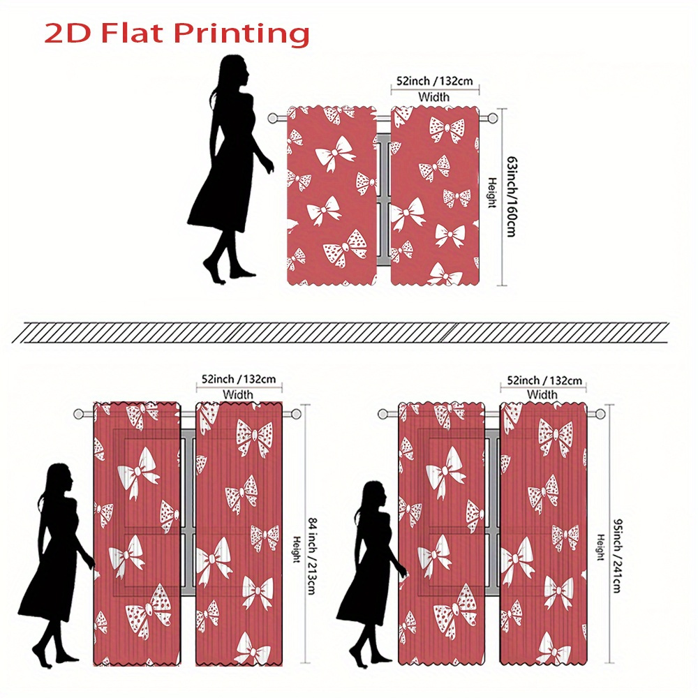 Rideaux plats imprimés 2D, 2 p - Home Office Of Amazon avis et prix