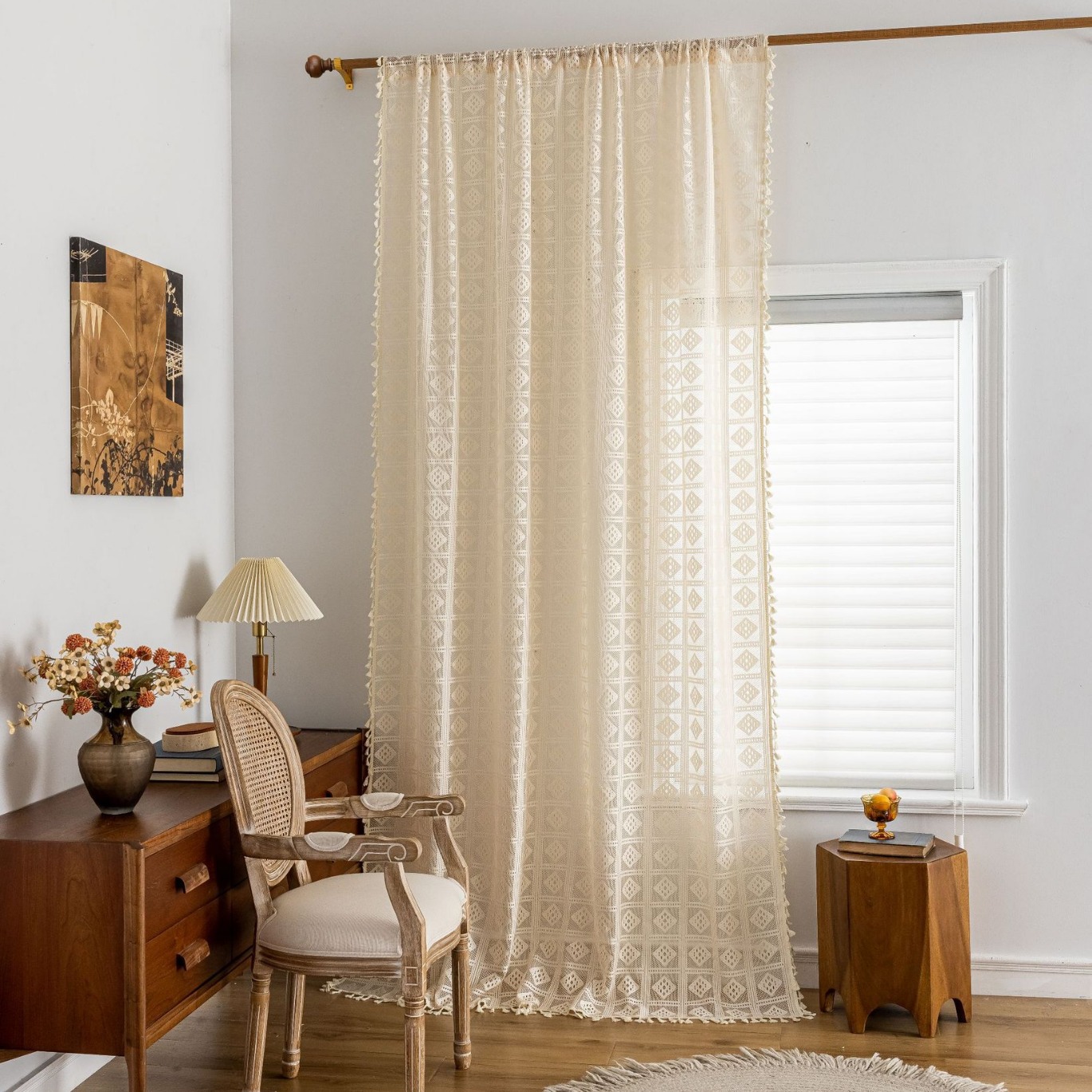 Rideaux de luxe en dentelle bo - Home Office Of Amazon avis et prix