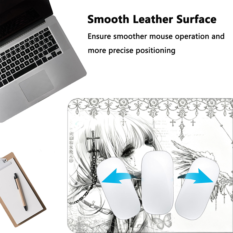 Tapis de souris en cuir noir e - Desk Mat Leather avis et prix